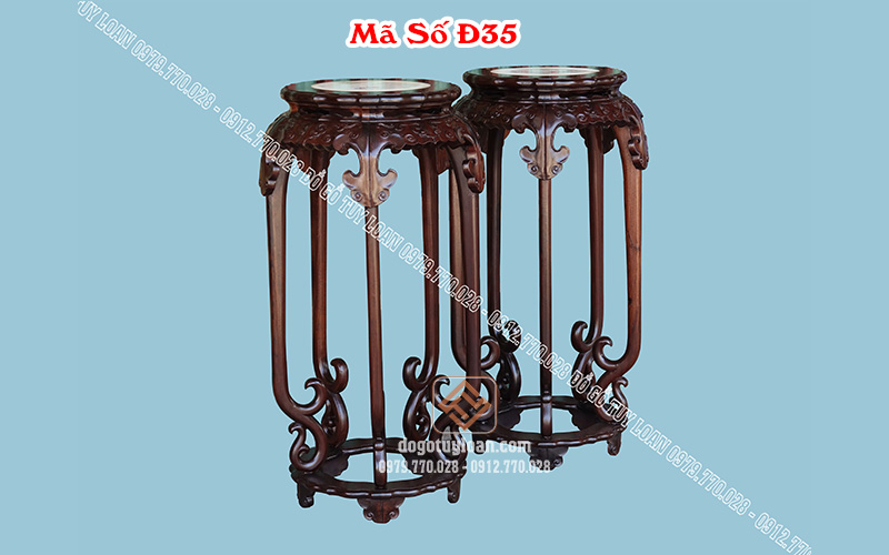 Đôn Tàu Gỗ Gụ Đẹp - Đồ Gỗ Tuy Loan