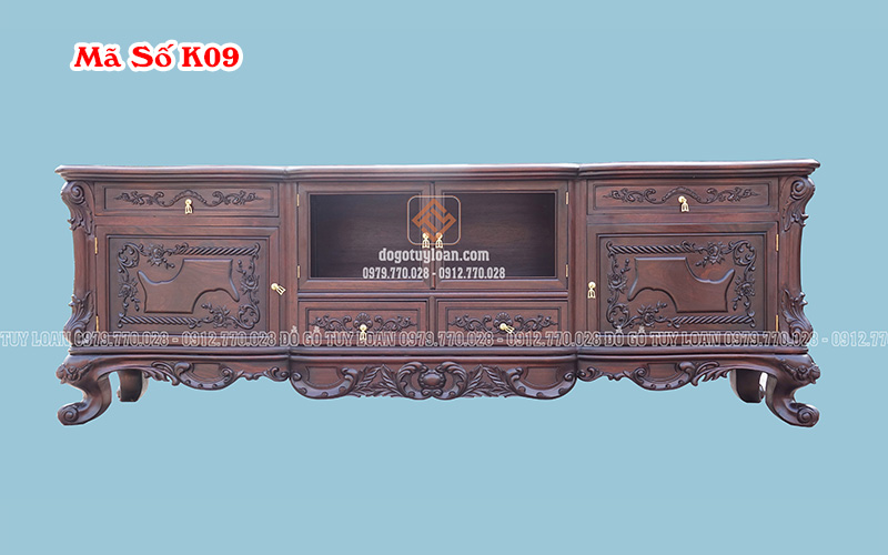 Kệ Tivi Louis Hoa Lá Tây K09