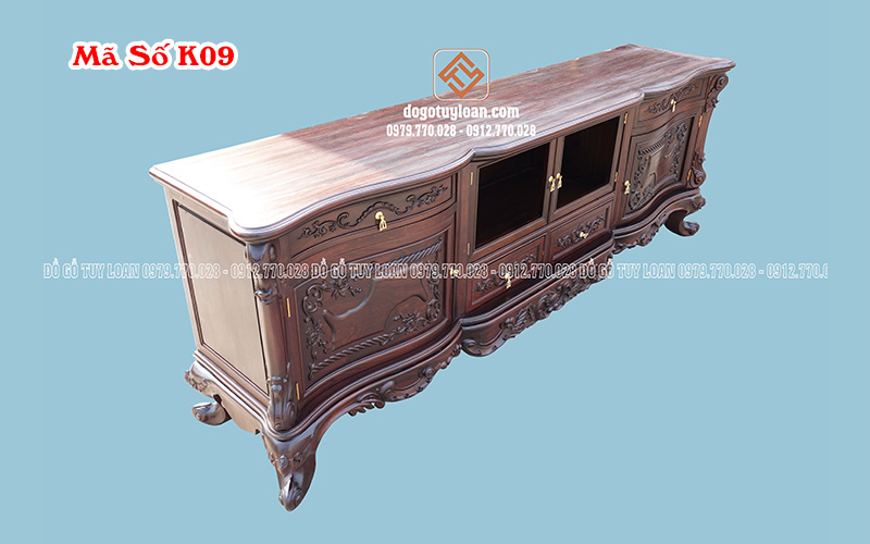 Kệ Tivi Louis Hoa Lá Tây K09