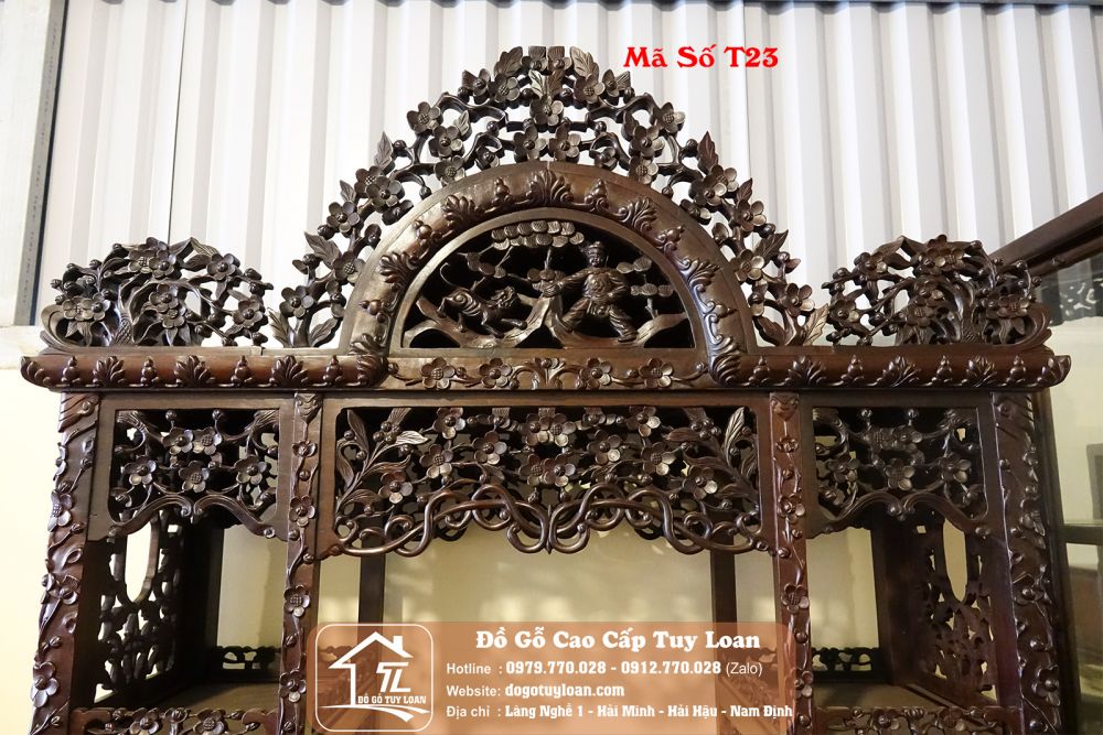 Tủ Bày Đồ Huế Đục Mai Dắt Mã Số T23