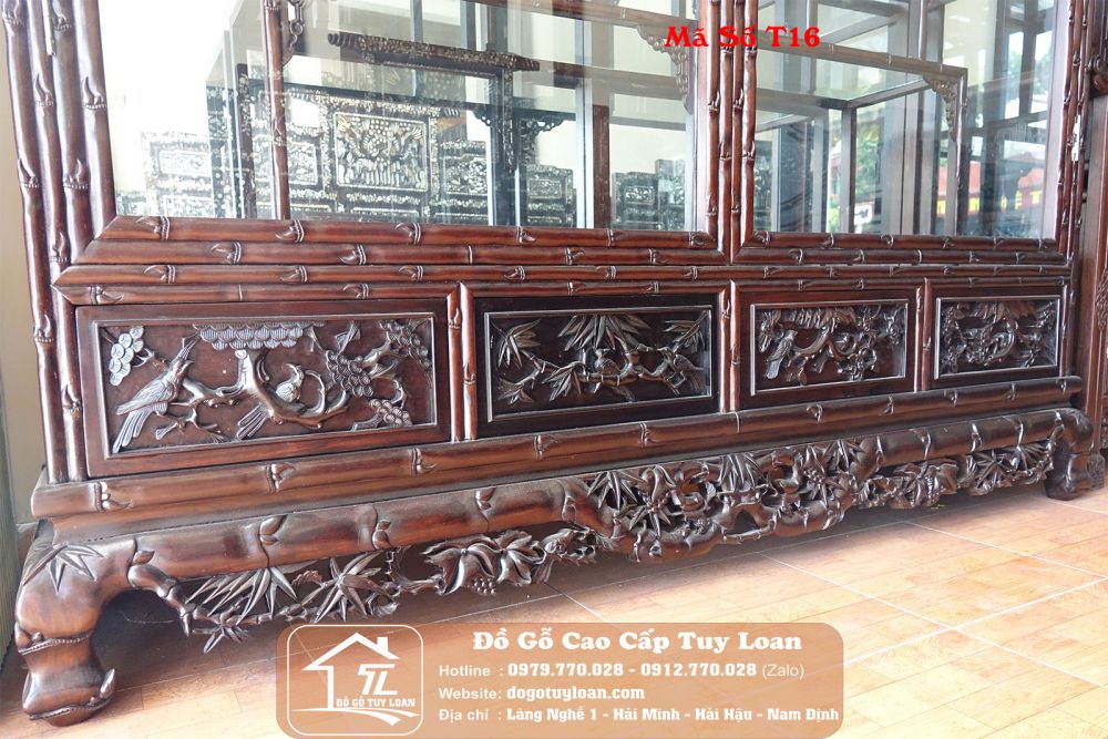 Tủ Bày Đồ Trúc Nho Cỡ Đại Mã Số T16