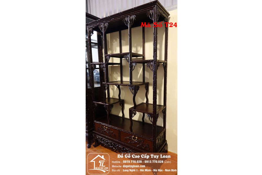 Tủ Bày Đồ Trúc Mã Số T24