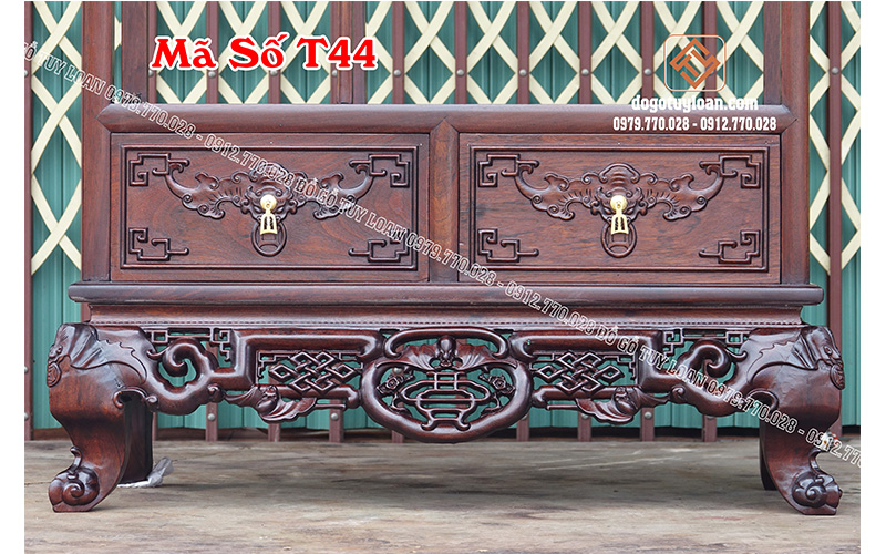 Tủ Rượu, Tủ Bày Đồ Gỗ Gụ T44