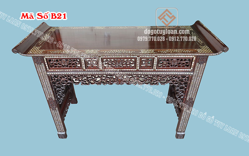 Bàn Trung Đường Huế Khảm Ốc Mã Số B21