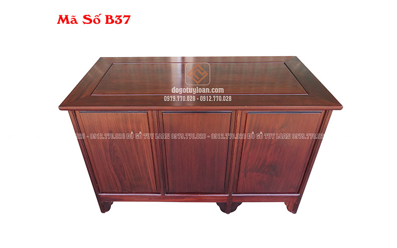 Bàn Làm Việc, Bàn Văn Phòng Gỗ Gụ mã số B37
