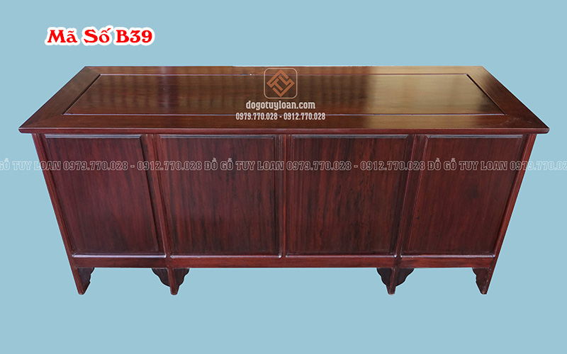 Bàn Làm Việc Cao Cấp 100% Gỗ Tự Nhiên B39
