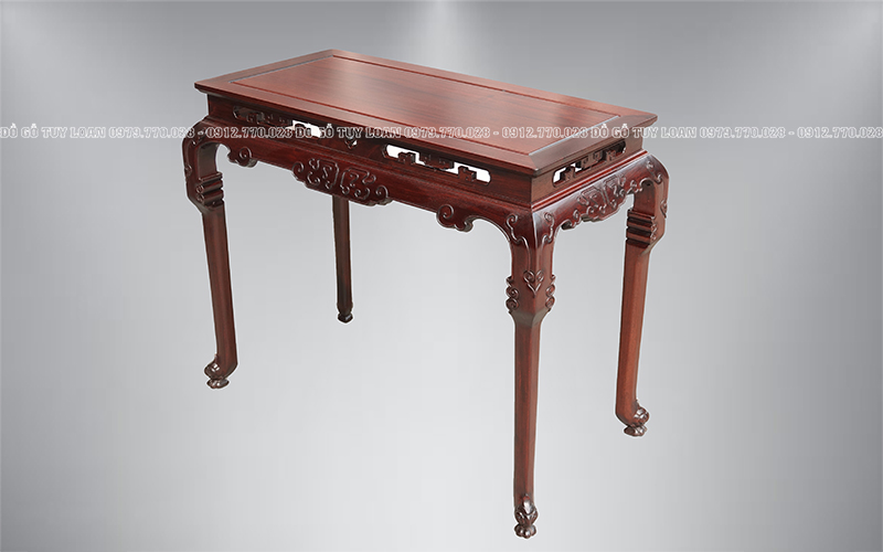 BÀN BÀY ĐỒ GỖ GỤ B50 – VẺ ĐẸP TINH TẾ CHO KHÔNG GIAN CỔ ĐIỂN