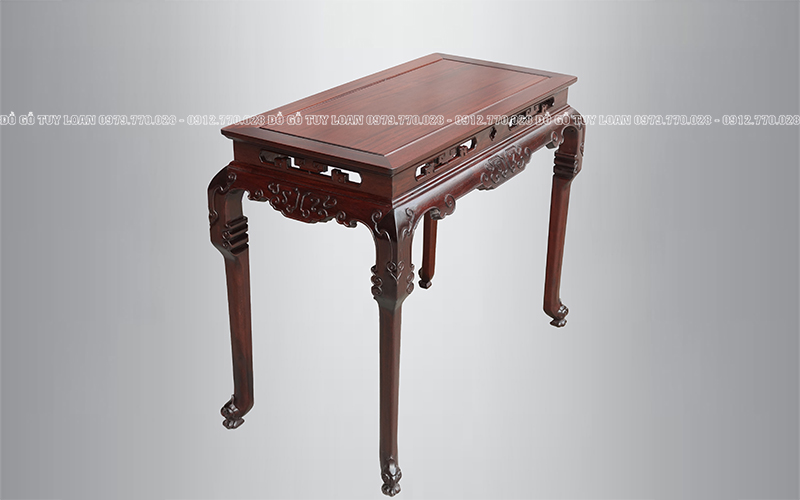 BÀN BÀY ĐỒ GỖ GỤ B50 – VẺ ĐẸP TINH TẾ CHO KHÔNG GIAN CỔ ĐIỂN