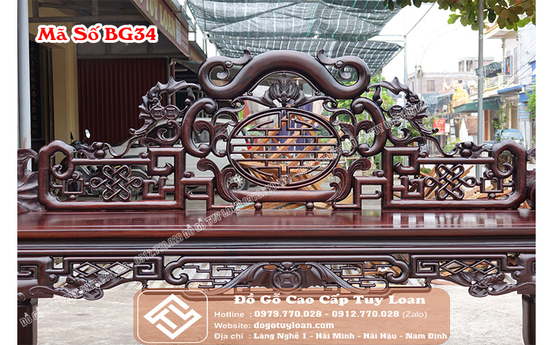 Phương Lười Gỗ Gụ Mã Số BG34