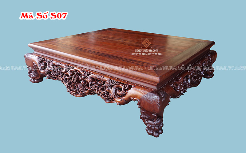 Sập Ngũ Phúc Chân Hươu Hàng Đại S07