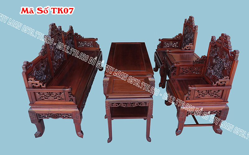 Trường Triện Đục Ngũ Lân 6 Món - Mã Số TK07