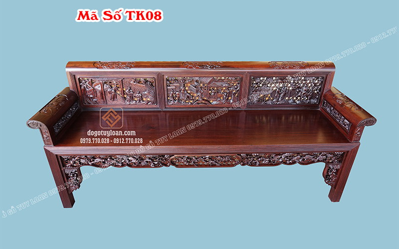 Bộ Trường Kỷ Đục Tích Cao Cấp Mã Số TK08