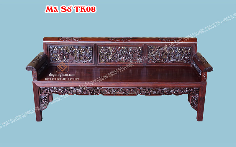 Bộ Trường Kỷ Đục Tích Cao Cấp Mã Số TK08