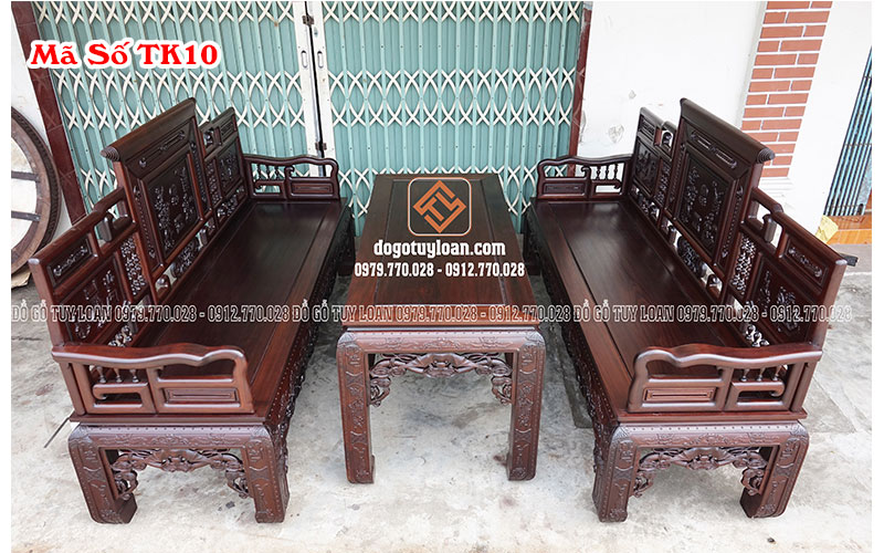 Trường Kỷ Móc Cổ Đồ Đại Đục Tứ Diện Mã Số TK10
