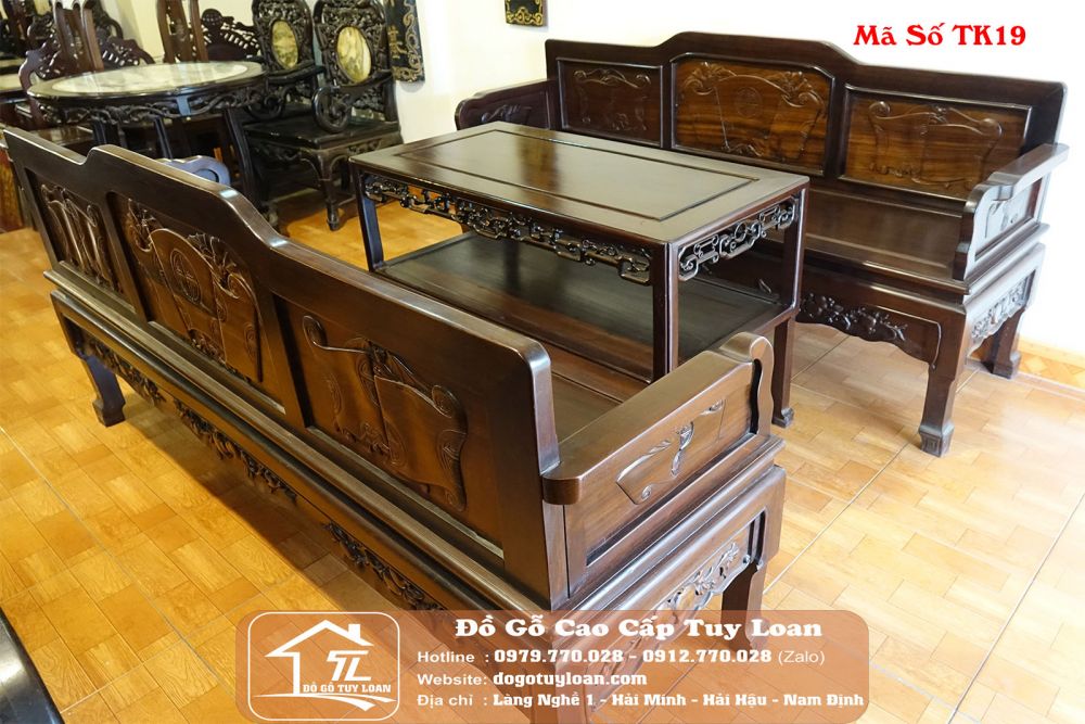 Trường Kỷ Tam Sơn Vai Bò Mã Số TK19