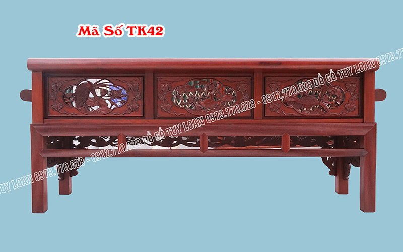 Trường Kỷ Đục Sen Vịt Hàng Siêu Vip TK42