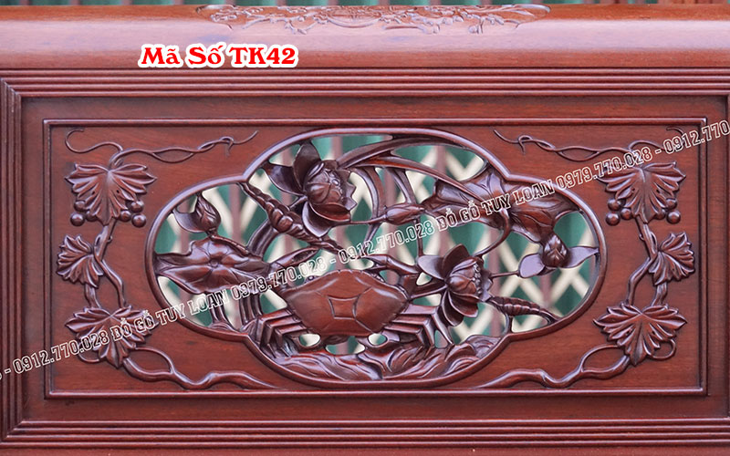 Trường Kỷ Đục Sen Vịt Hàng Siêu Vip TK42